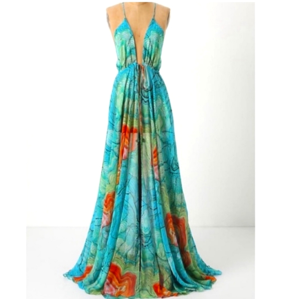 DISO Anthropologie X Mara Hoffman Grand Coast Coverup M/L